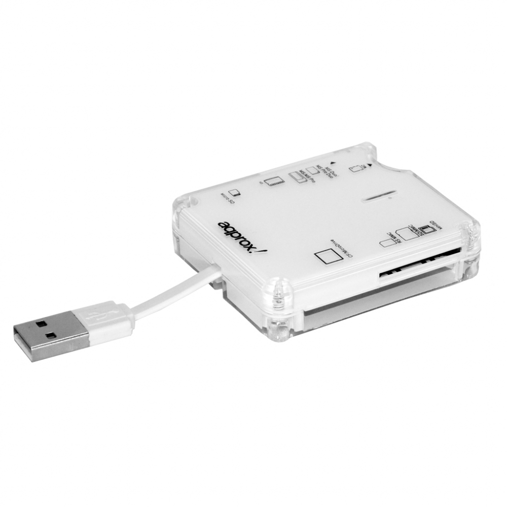 Approx APPCRDNILB USB 2.0 - Lector de Tarjetas Inteligentes / DNI-e
