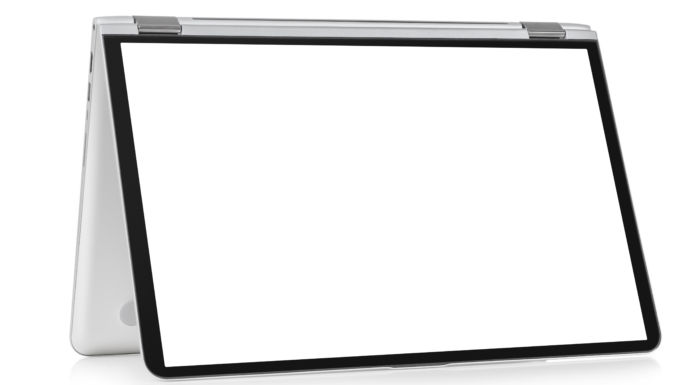 Convertible laptop computer