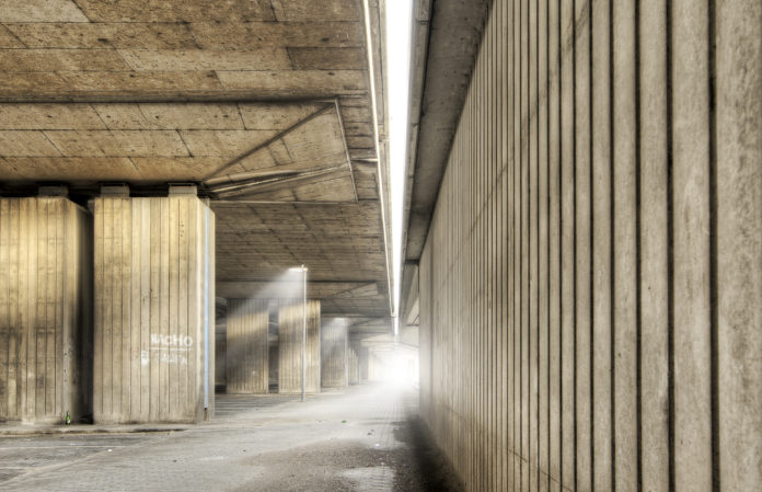 Under the bridge