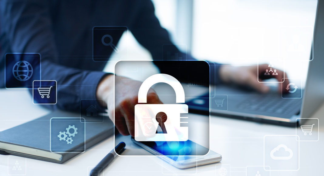 Data protection, Cyber security, information safety and encryption. internet technology and business concept. seguridad - Newsbook - Madrid - España
