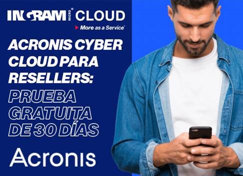 Si todavía no conoces la solución de ciberprotección más completa, Acronis Cyber Cloud, ahora puedes solicitar una prueba gratuita de 30 días
