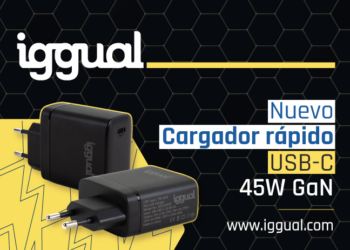 Nuevo cargador rápido de pared tipo c GaN de 45W