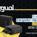 Nuevo cargador rápido de pared tipo c GaN de 45W