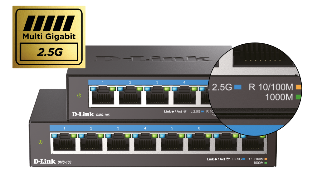 Multigigabit - Newsbook -DLink- Switches no gestionables - Tai Editorial España