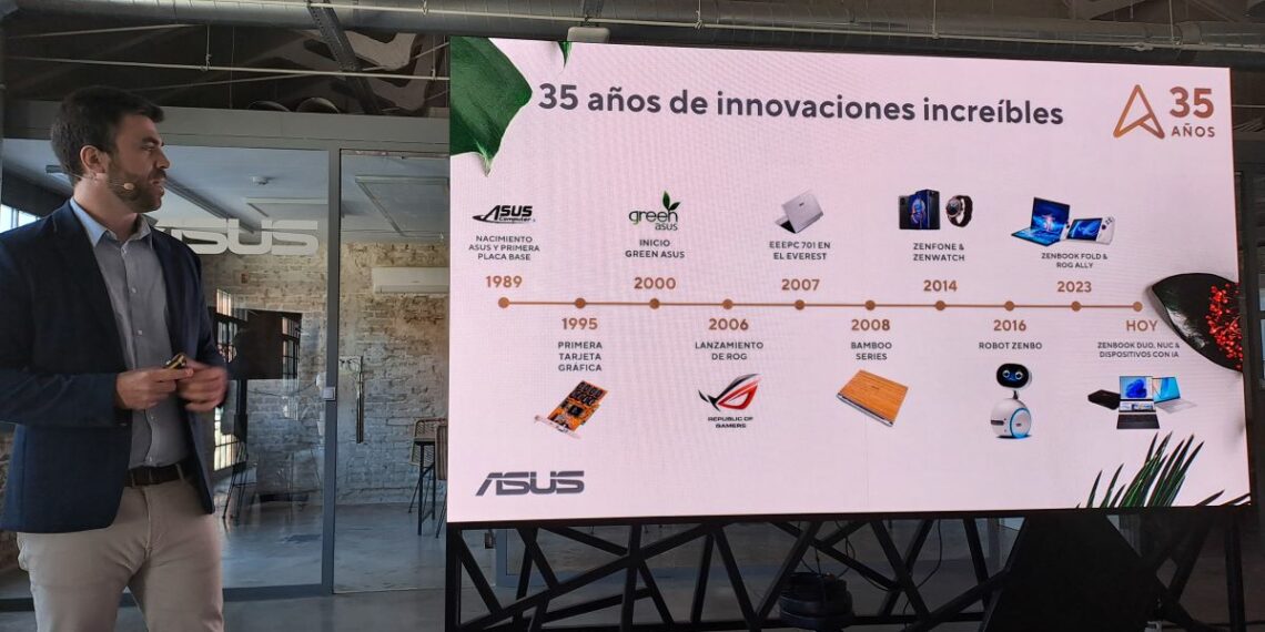 Asus - 35 aniversario - Newsbook- cuotas mercado - Tai Editorial España