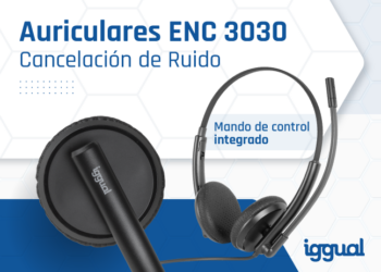Unos auriculares con cancelación de ruido