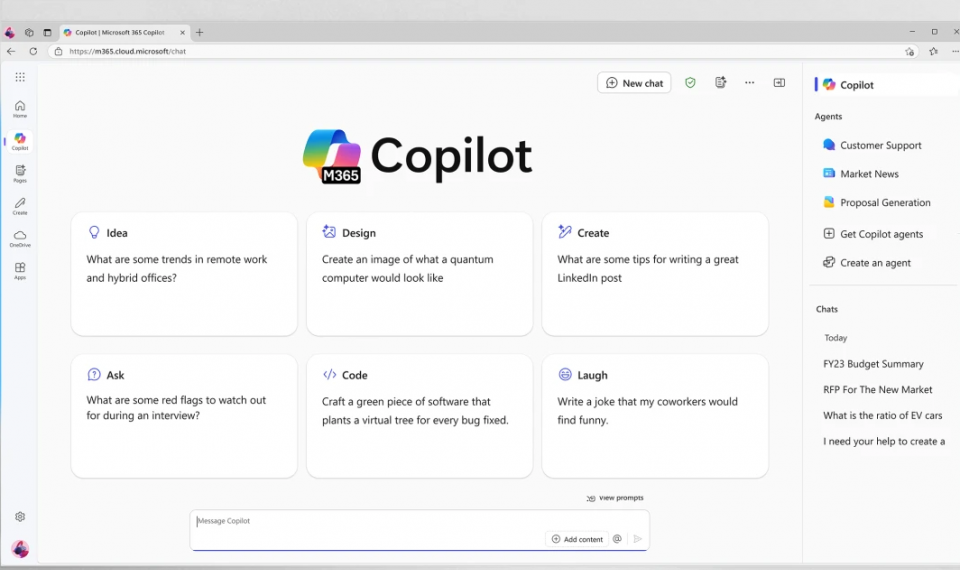 Microsoft - Copilot Chat - Newsbok IA -Tai Editorial España