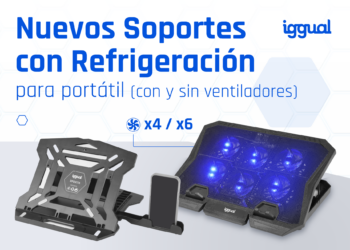 Nuevos soportes de refrigeración para portátil