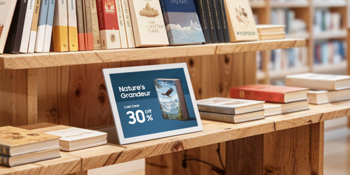 Samsung lanza una pantalla Color E-Paper de 13”, con una carcarsa de biorresina de fitoplancton