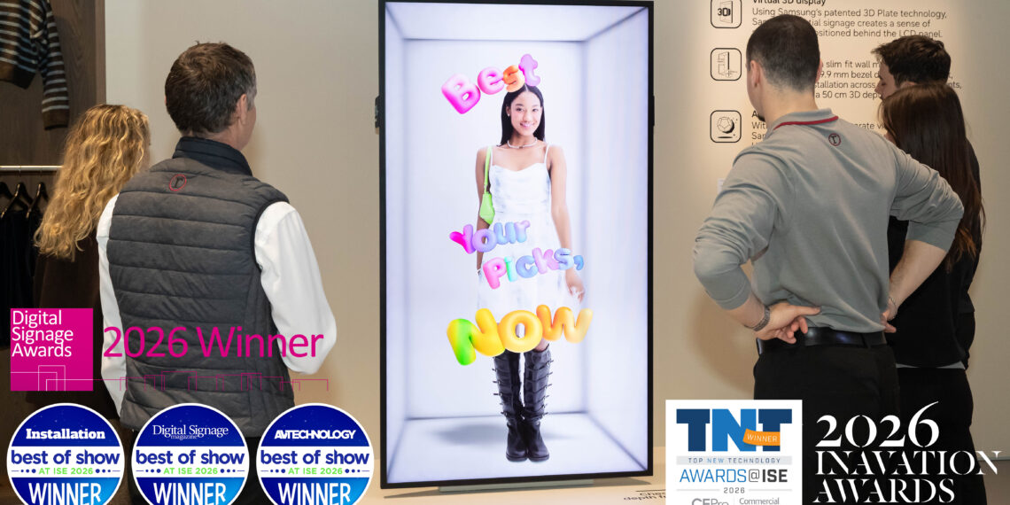 Samsung en ISE: las pantallas como eje de innovación en todos los ámbitos