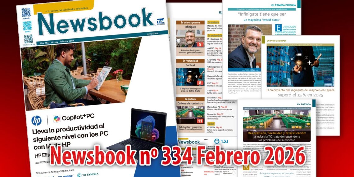 Newsbook-febrero 2026- revista online - número 334- Tai Editorial España